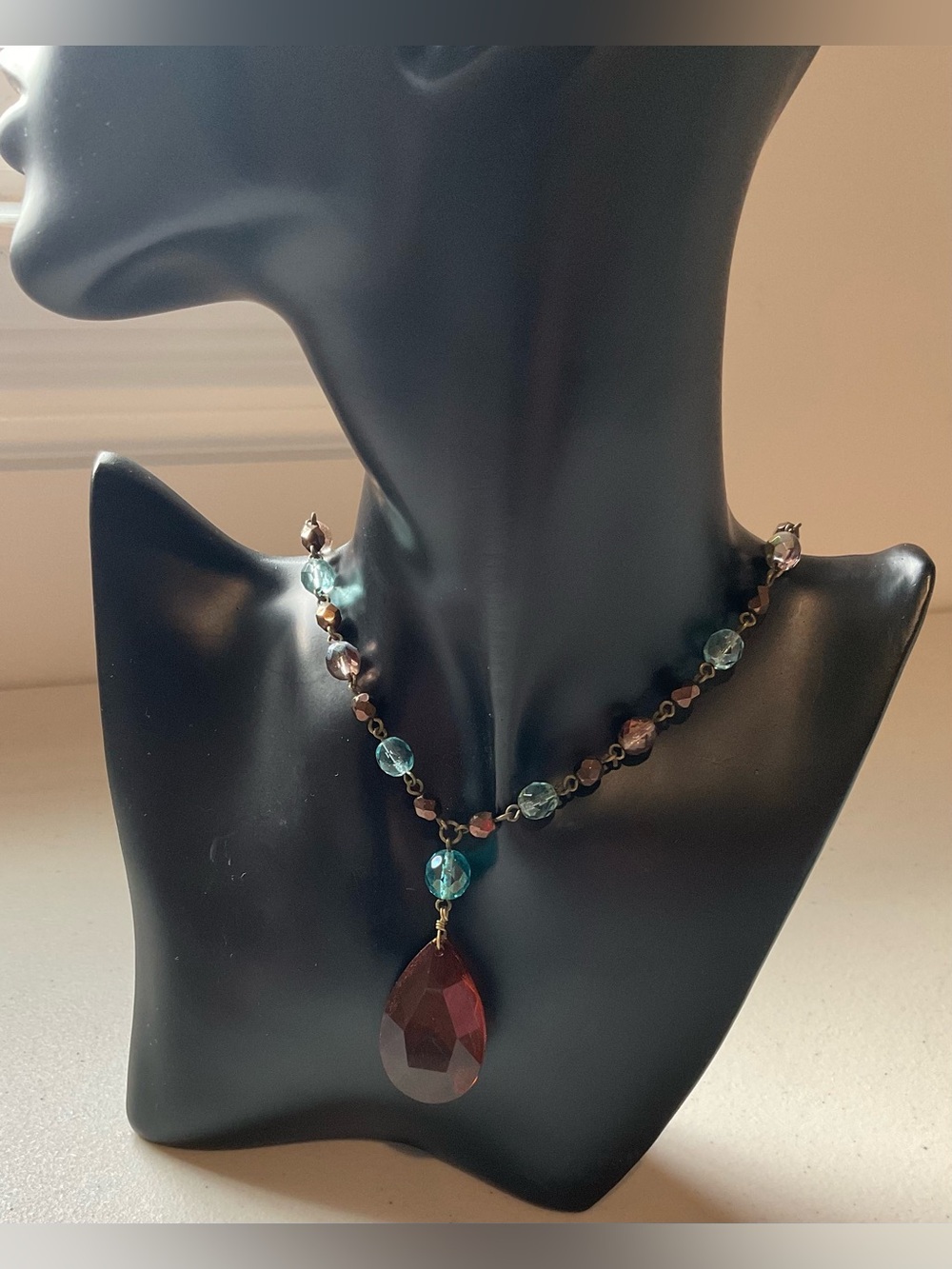 Vintage Cookie Lee Y-drop Necklace